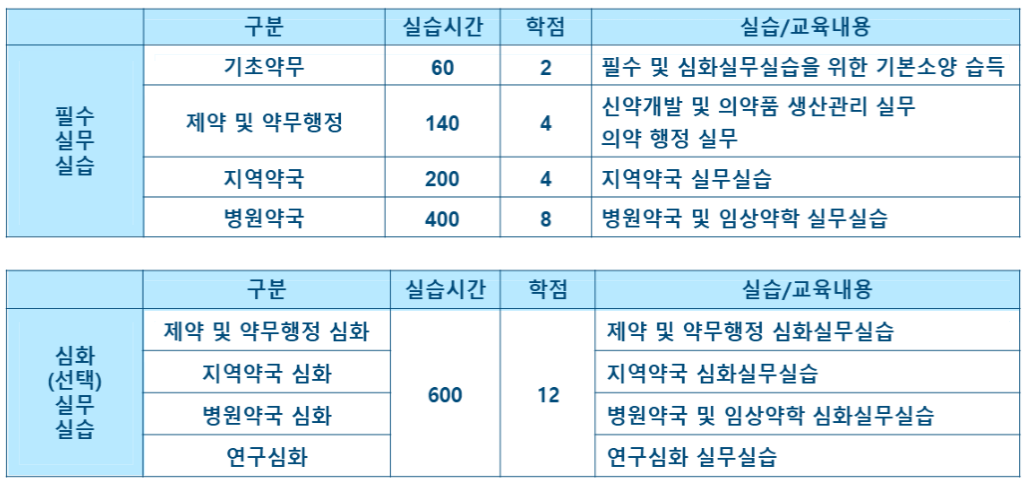 임상실무실습과정